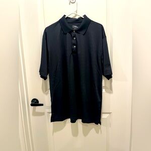 PGA Tour Men's Black Polo Shirt